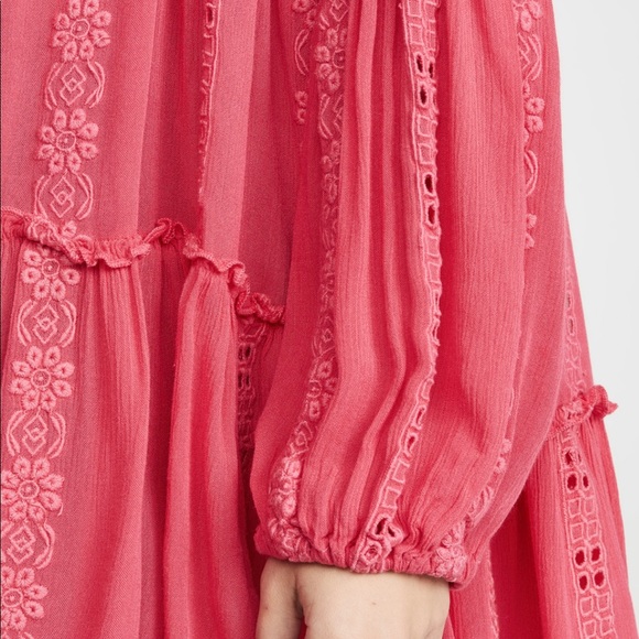 Free People Kiss Kiss Tunic - Color Sweetest Pink Size Small NWOT - Picture 5 of 10